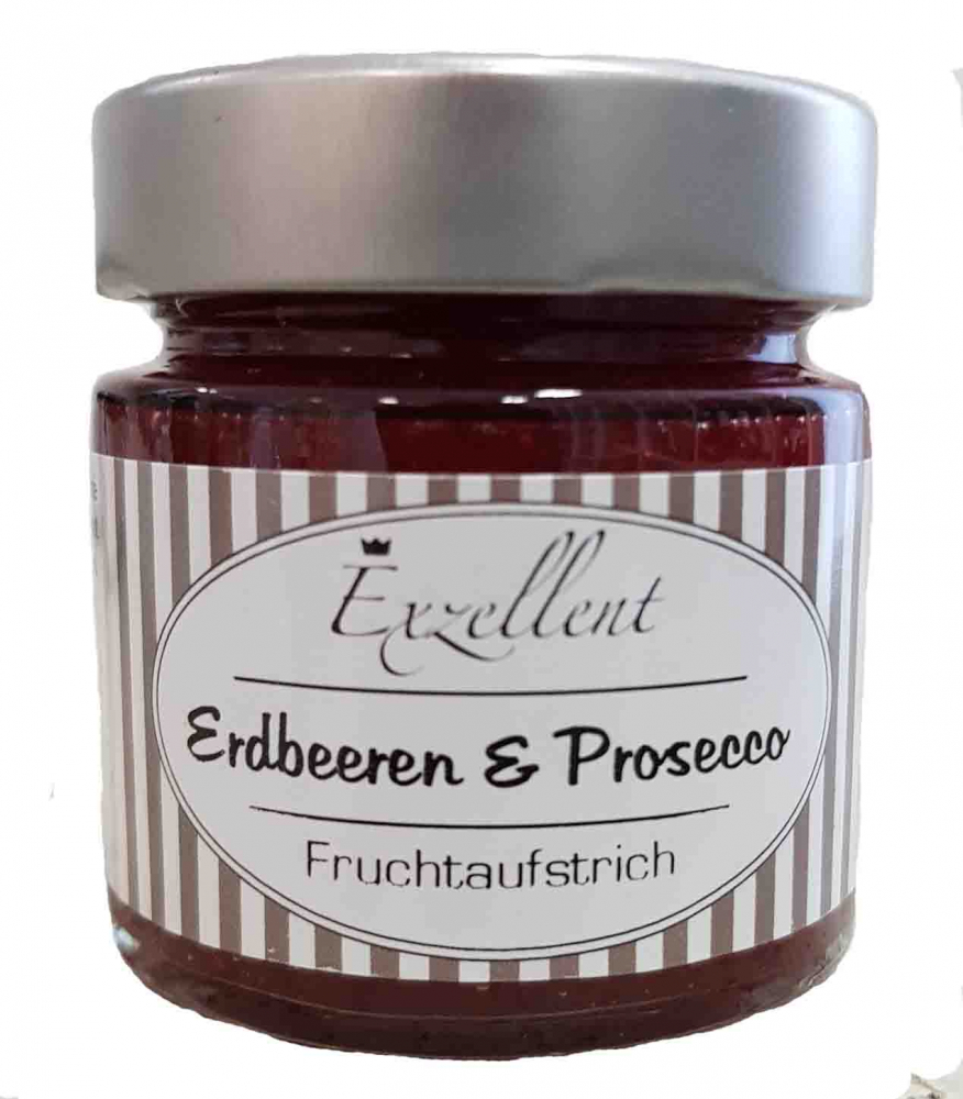 Erdbeeren & Prosecco Fruchtaufstrich